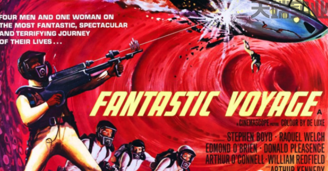 1966年，科幻电影：神奇旅程 Fantastic Voyage